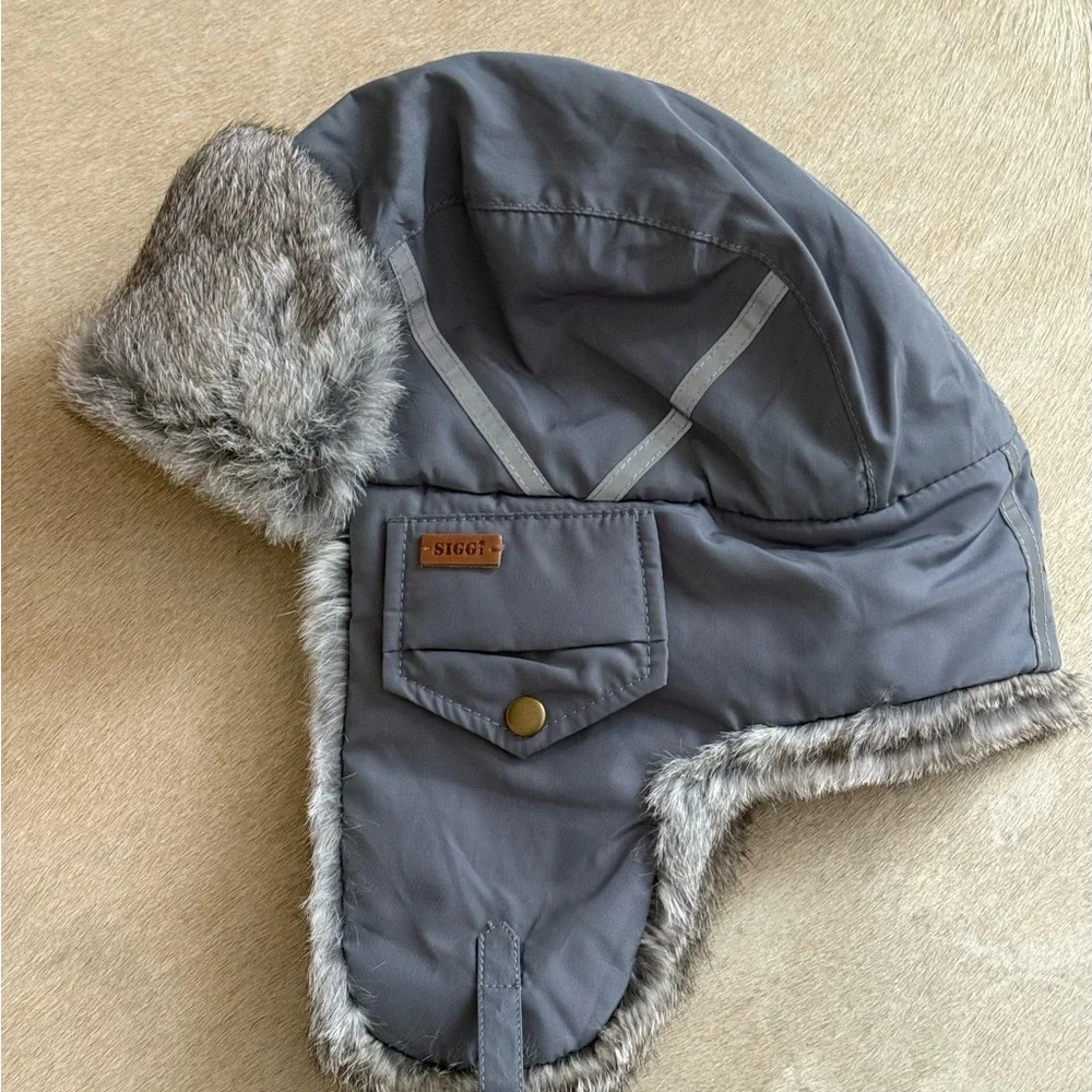 Fur lined Siggi aviator hat